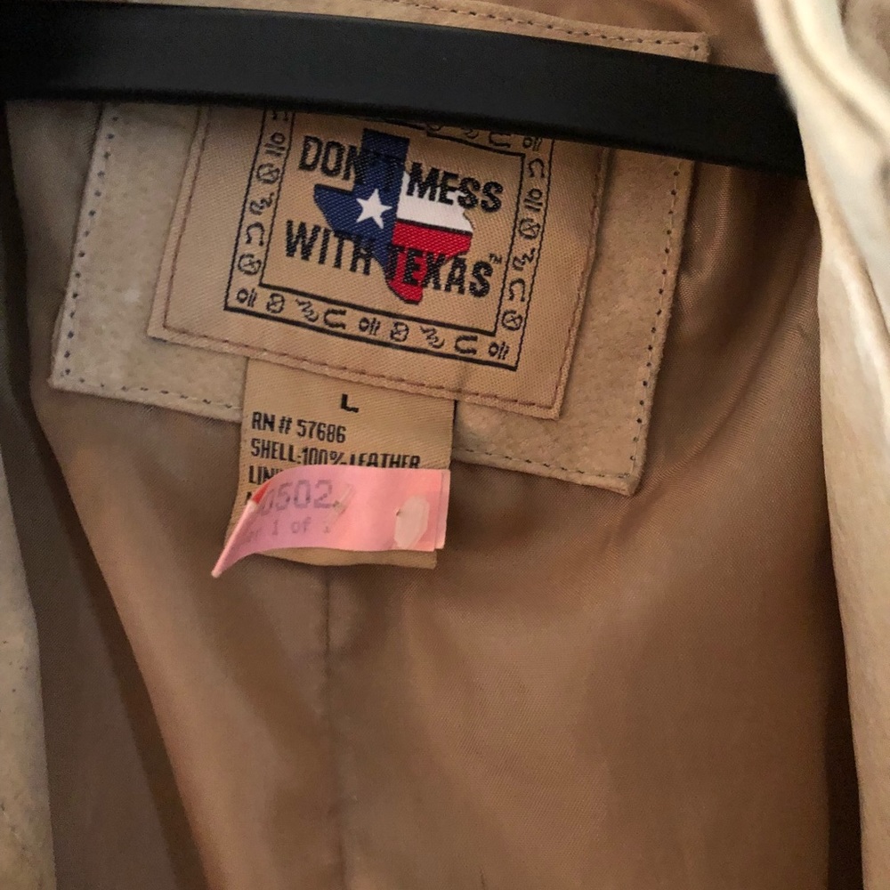 Light Tan Leather Jacket - image 2